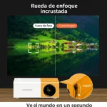 Mini Proyector Portátil HD 1080P – Cine en casa y al aire libre - Imagen 4