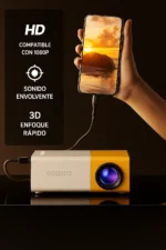 Mini Proyector Portátil HD 1080P – Cine en casa y al aire libre - Imagen 5