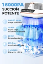 Aspiradora Inteligente Sin Cable 16000PA – Limpieza Profunda y Saludable - Imagen 2