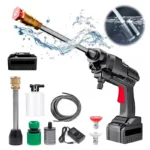 Hidrolavadora Portátil Inalámbrica de Alta Presión con Batería Recargable