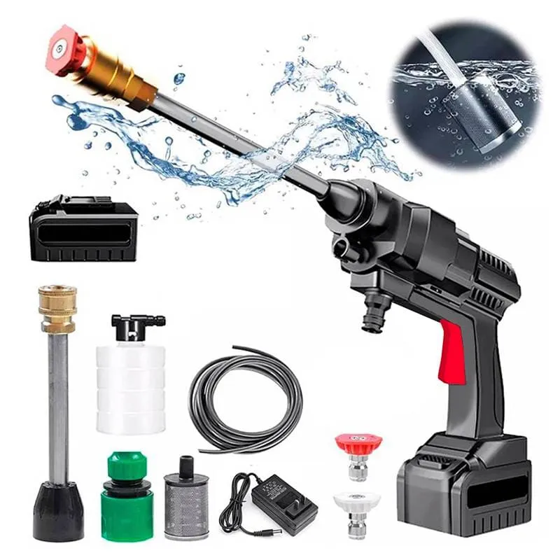 HIDROLAVADORA Hidrolavadora Portátil Inalámbrica de Alta Presión con Batería Recargable - Imagen 1