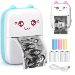 Mini Impresora Portátil Térmica Bluetooth – Diseño Kawaii - Imagen 2